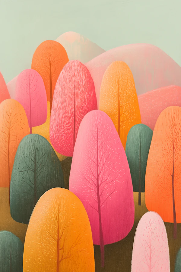 Whimsical Forest Scene