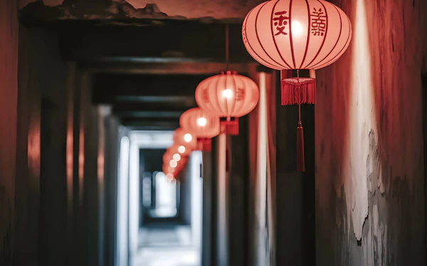 Lantern-Lit Corridor