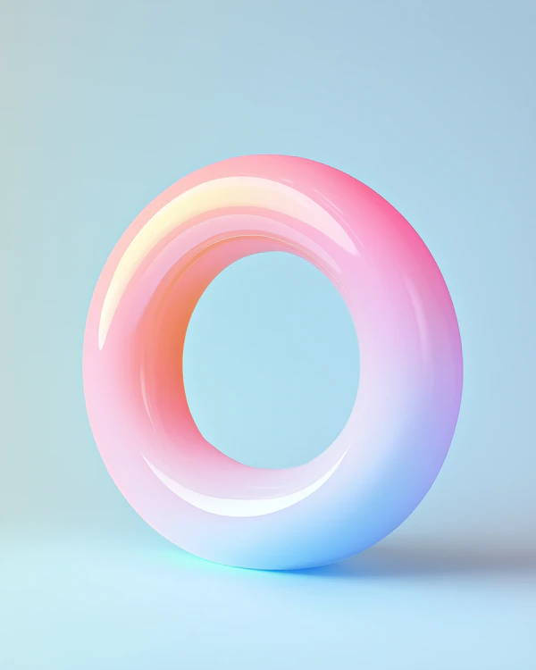 Pastel Gradient Torus