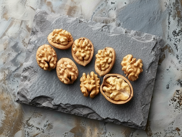 Walnuts on Slate