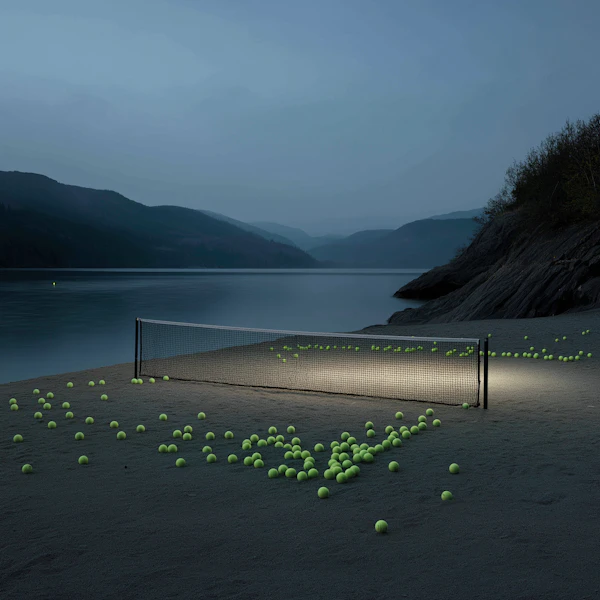 Lakeside Tennis Scene