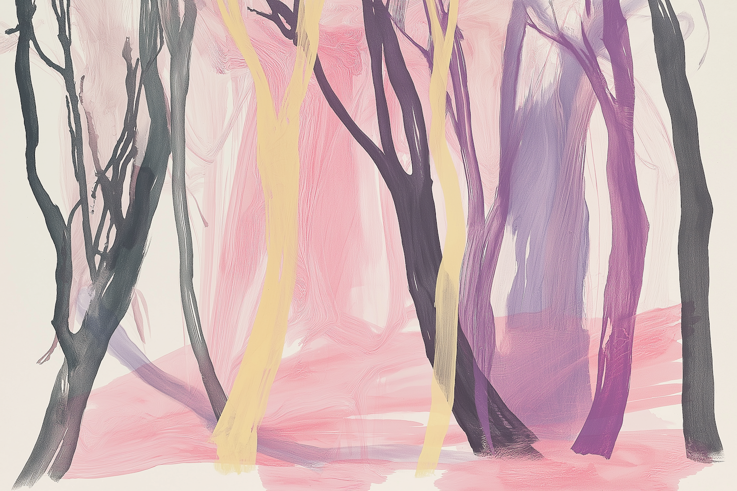 Abstract Forest at Twilight