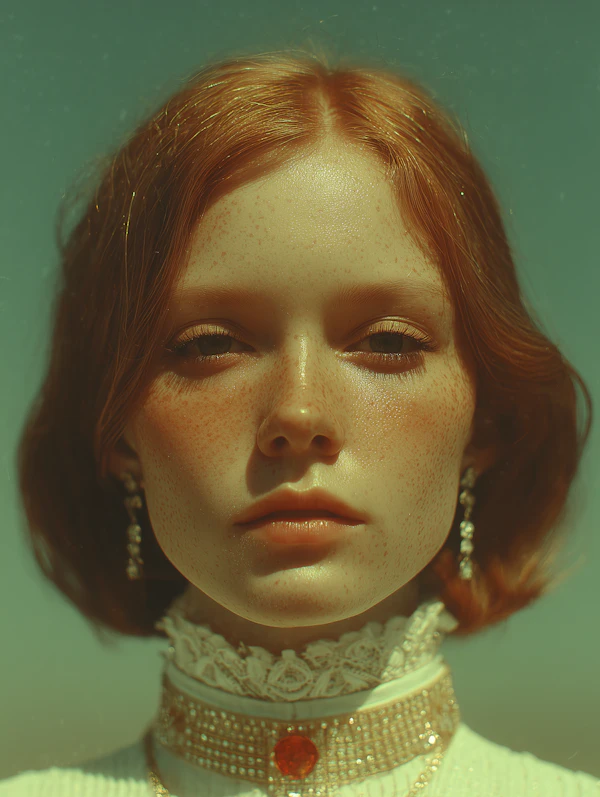 Portrait of Red-Haired Woman