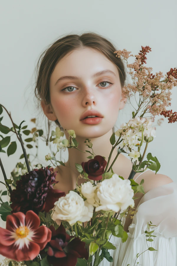 Ethereal Floral Portrait