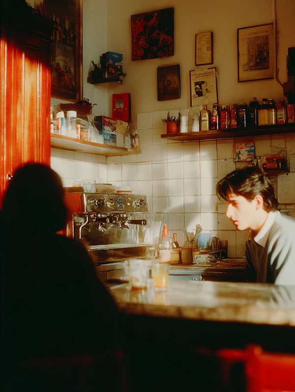 Sunlit Kitchen Scene