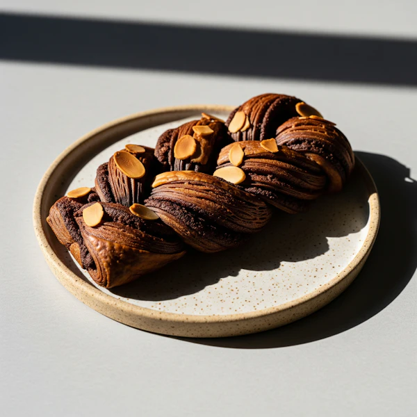 Braided Chocolate Pastry