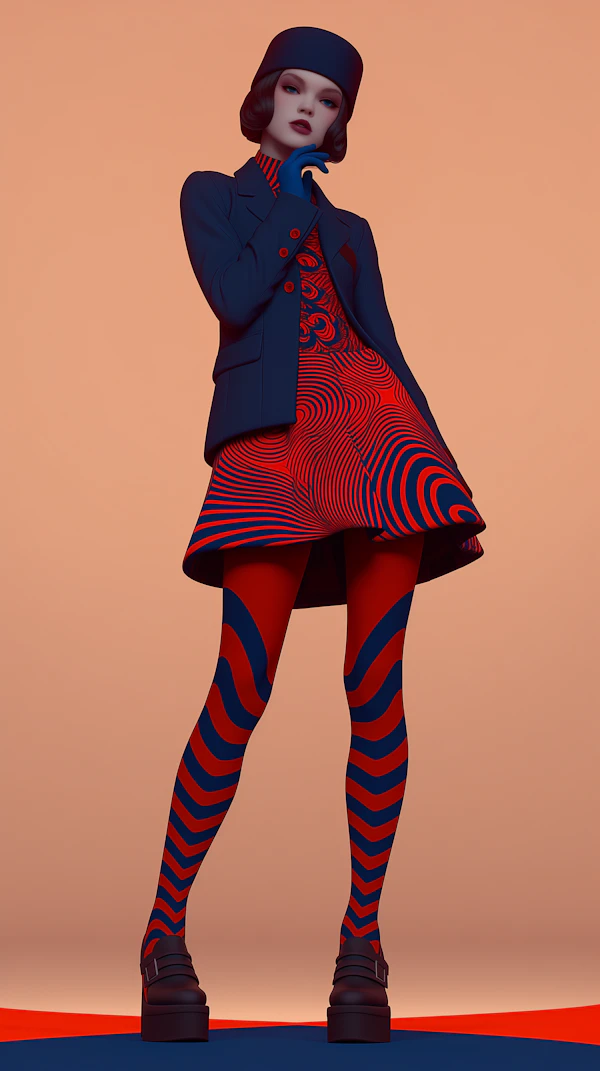 Stylish Fashion Portrait