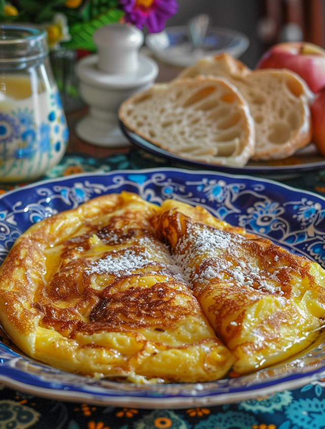 Homemade Omelette Breakfast Setting