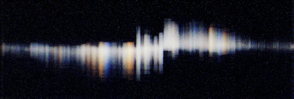 Abstract Soundwave Art