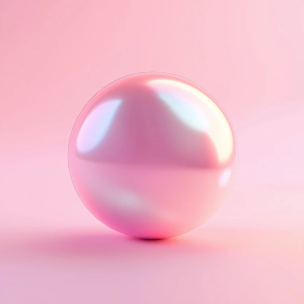Iridescent Sphere Art