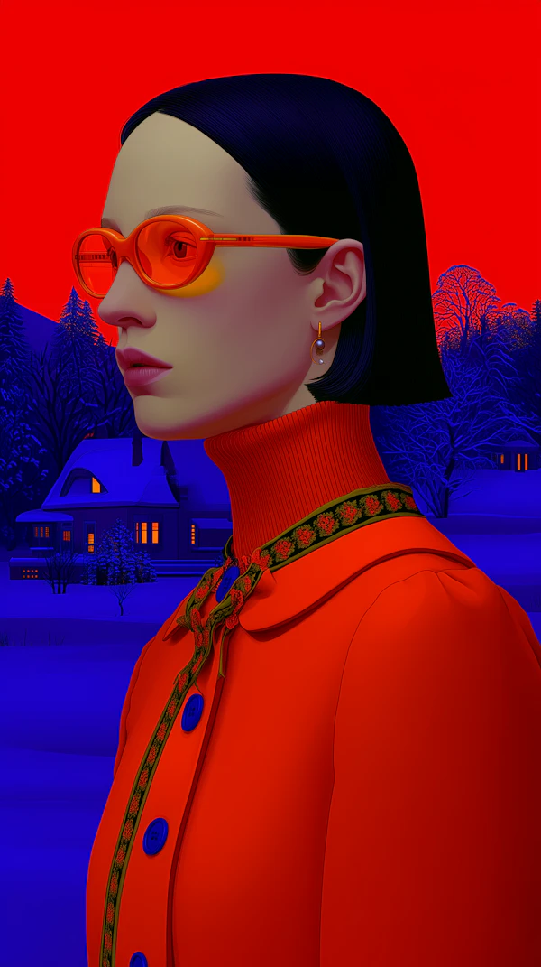 Stylized Winter Portrait