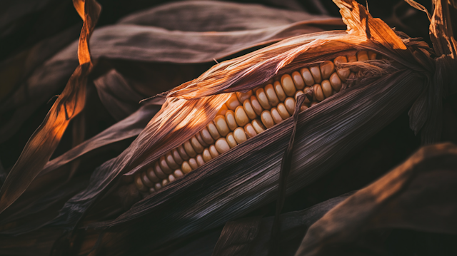 Close-up of Corn Ear