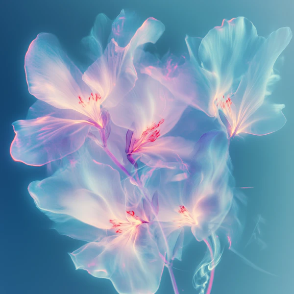 Ethereal Glowing Flowers