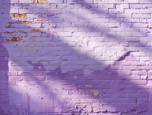 Aged Purple Brick Wall Texture