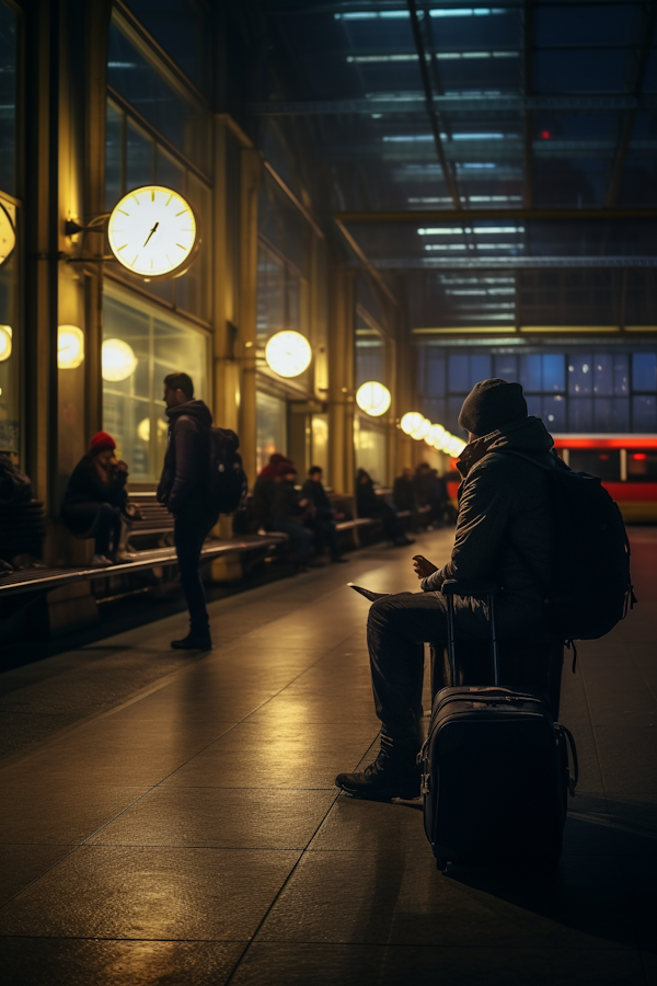 Solitude in Transit: An Evening at the Station