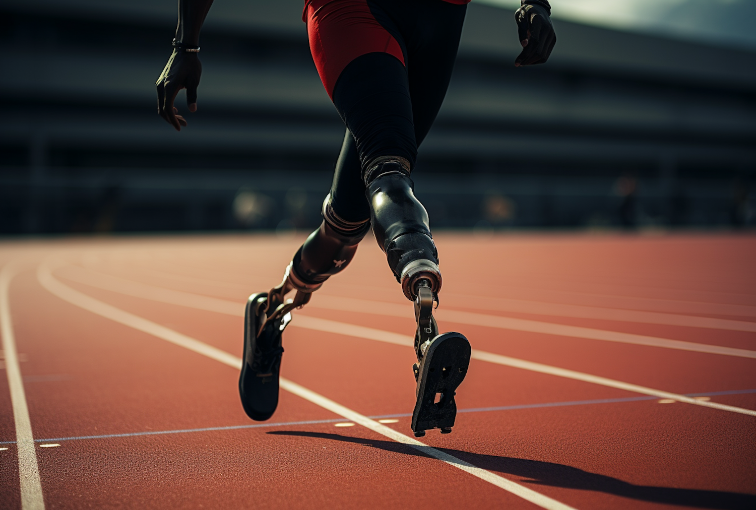 Stride of Resilience: Adaptive Athlete on the Track