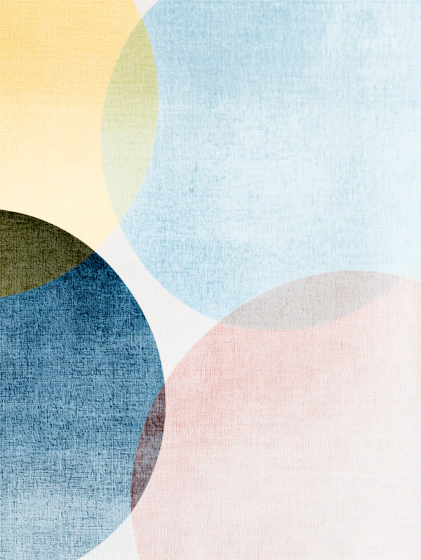Abstract Overlapping Circles