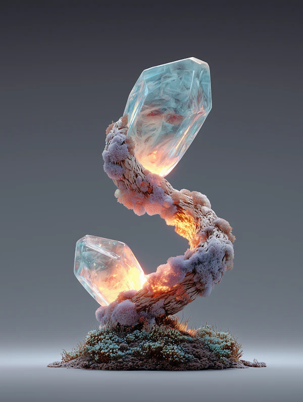 Surreal Crystal Artwork