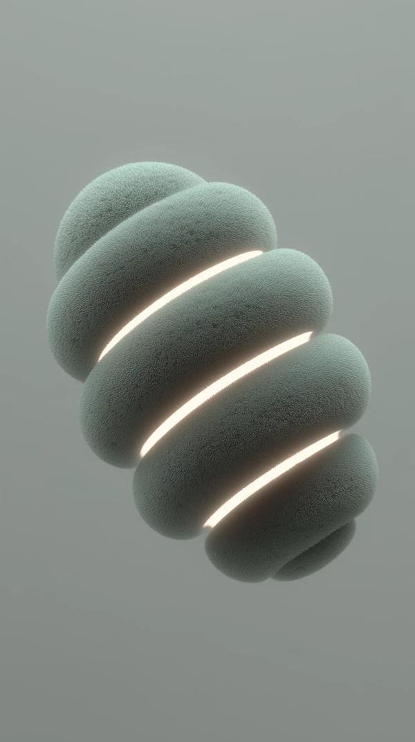 Futuristic Coiled Object