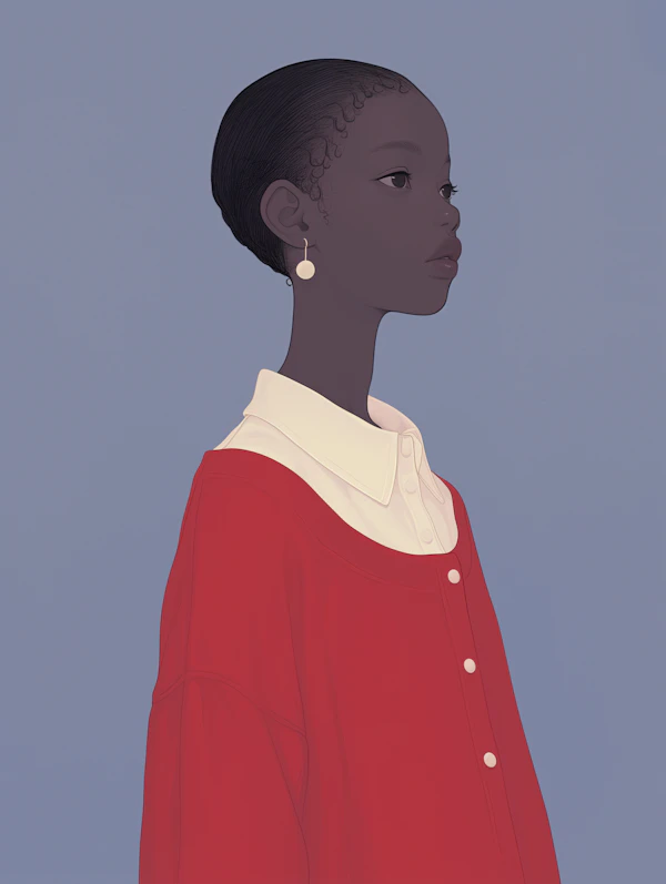 Stylized Woman Portrait