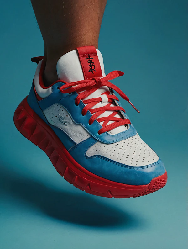 Vibrant Sneaker Close-Up