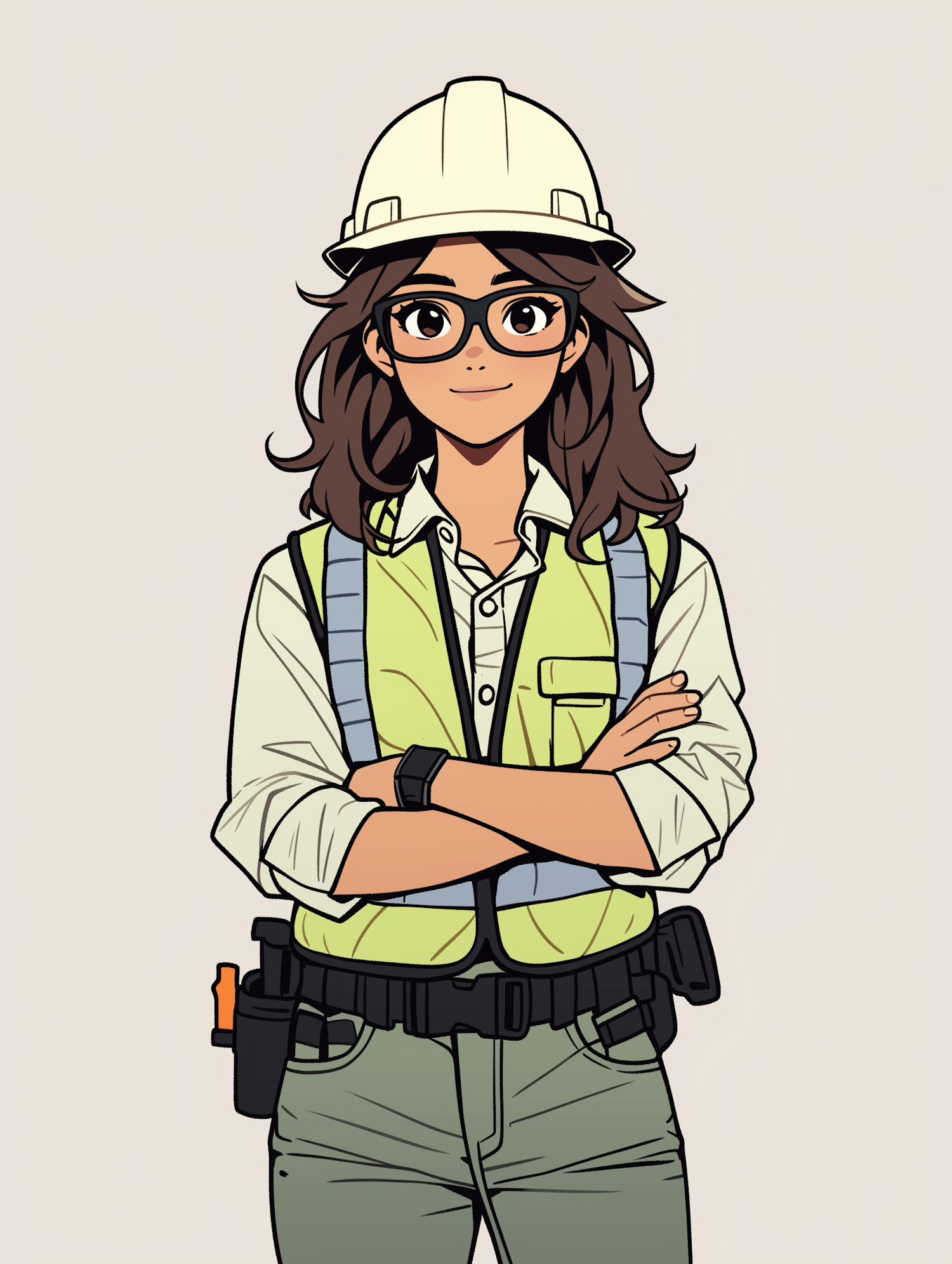 Confident Female Engineer