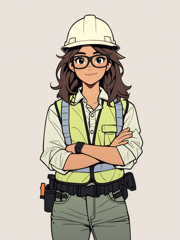 Confident Female Engineer