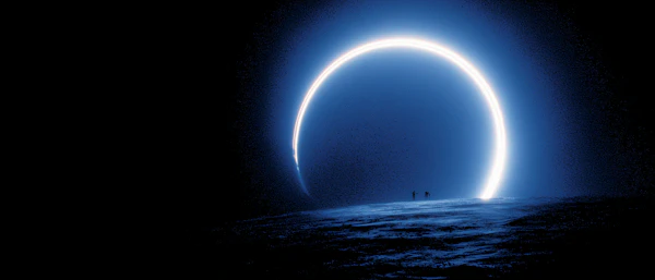 Surreal Lunar Landscape
