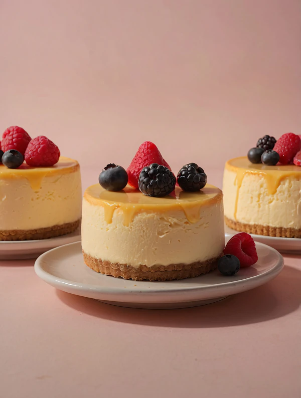 Mini Cheesecake Trio