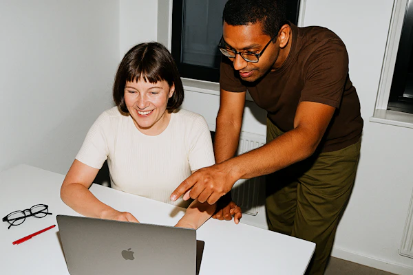 Office Collaboration Scene