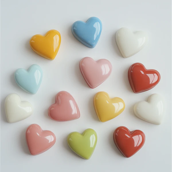 Colorful Heart Objects