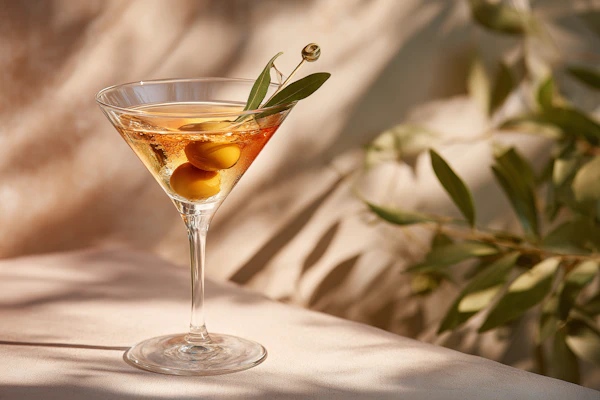 Golden Martini Elegance