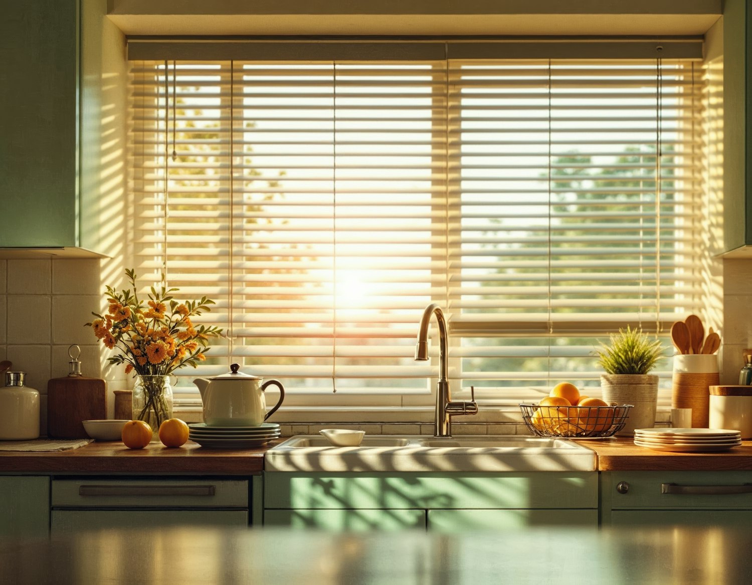 Serene Kitchen Scene