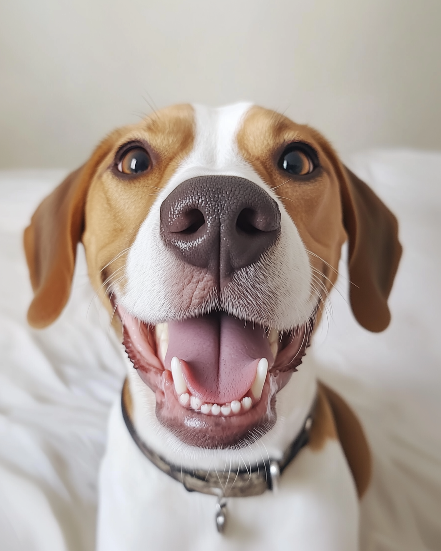 Happy Dog Close-Up