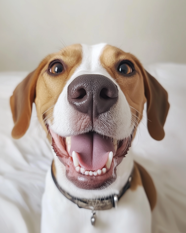 Happy Dog Close-Up