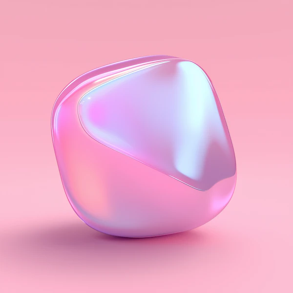 Glossy 3D Abstract Object