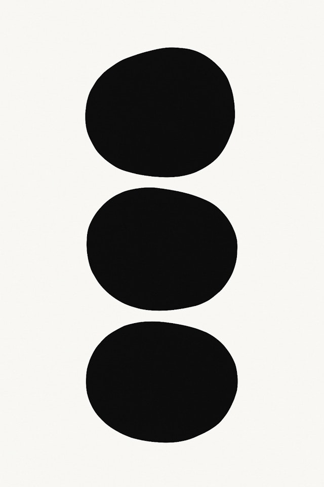 Minimalist Black Circles