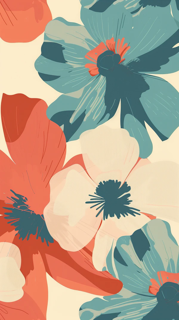 Vibrant Floral Art