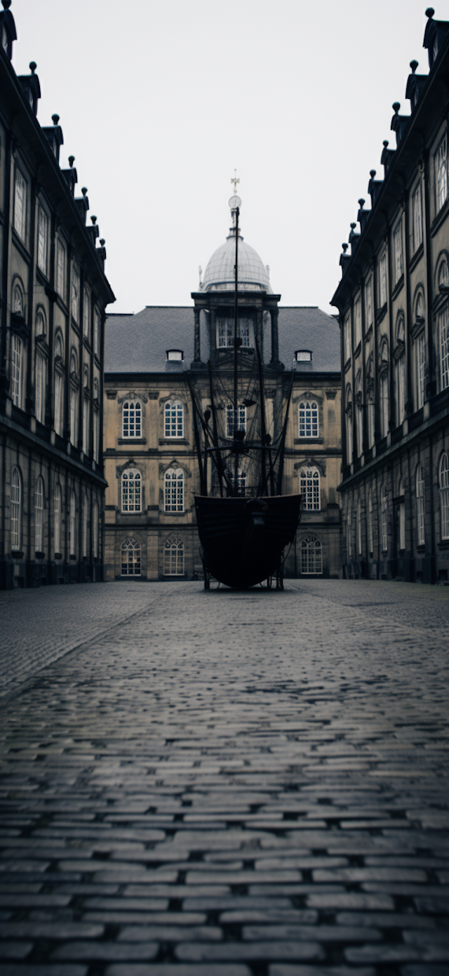 Baroque Maritime Museum Courtyard