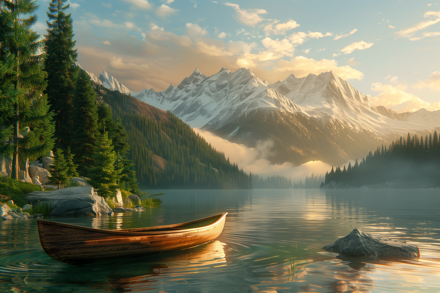 Serene Mountain Landscape