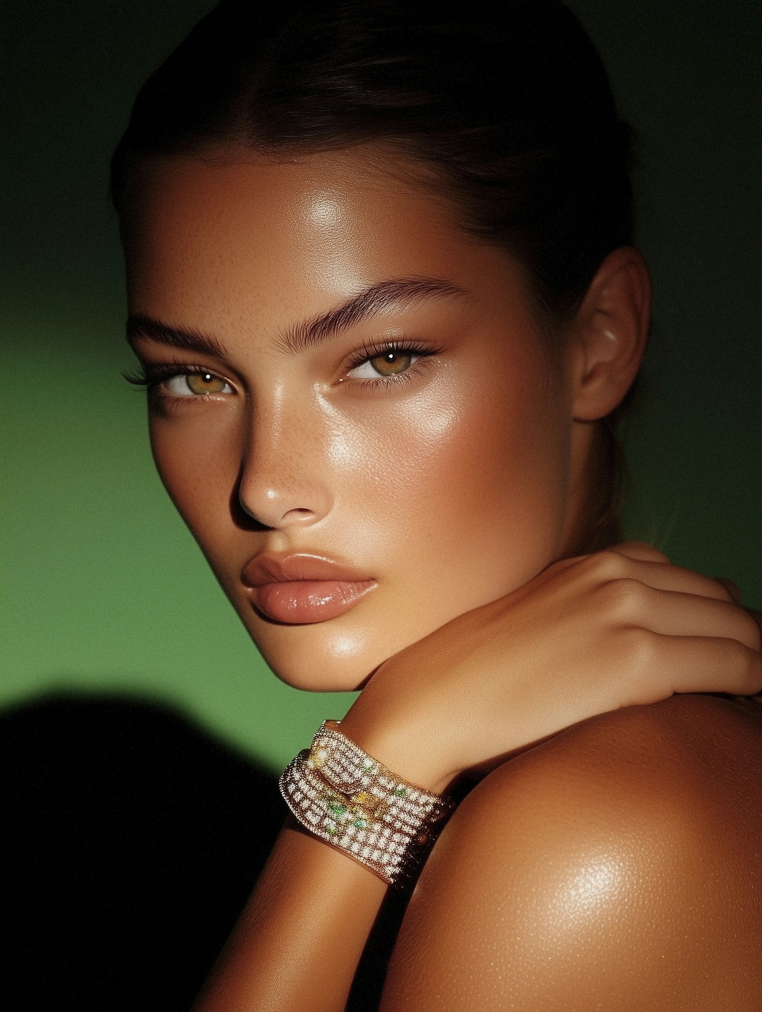 Elegant Portrait with Bracelet