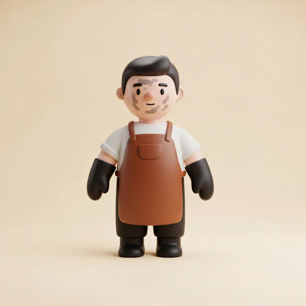 Stylized 3D Craftsman