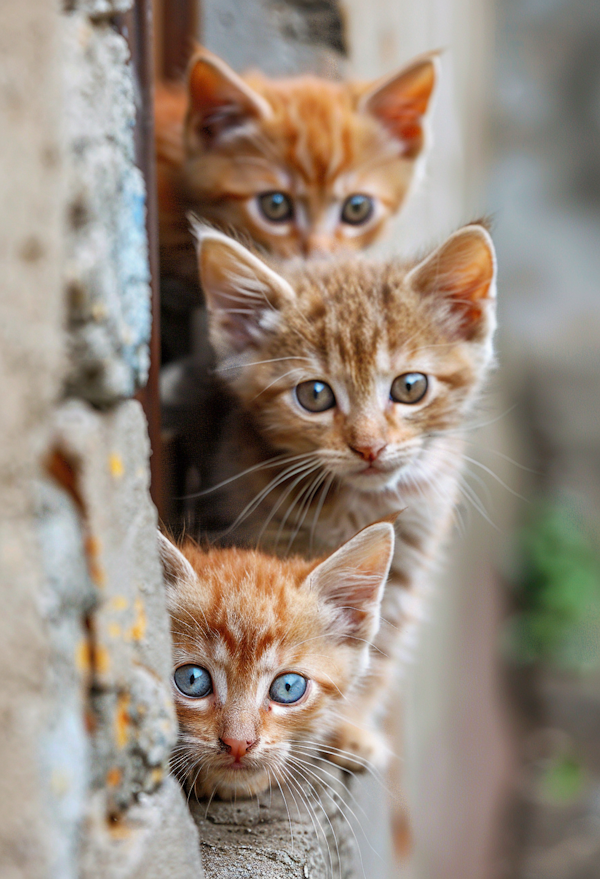 Charming Orange Kittens