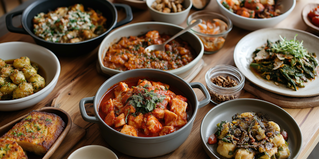 Vibrant Dinner Spread