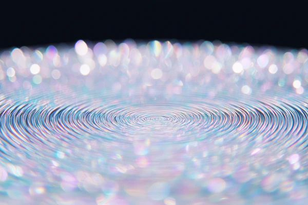 Iridescent Liquid Ripples