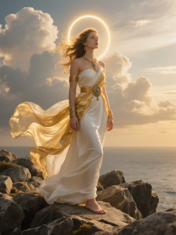 Ethereal Cliffside Scene