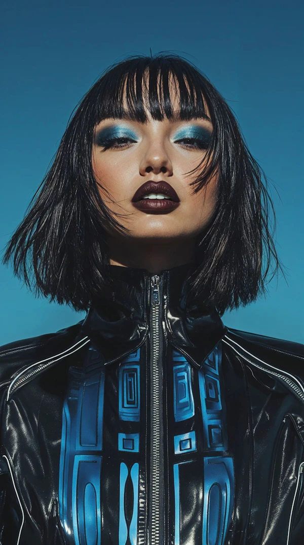 Striking Portrait with Bold Expression