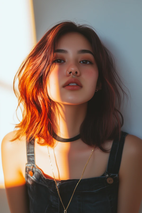 Portrait of a Young Woman with Red Hair