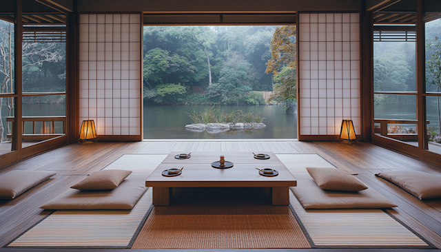 Tranquil Japanese-Style Interior