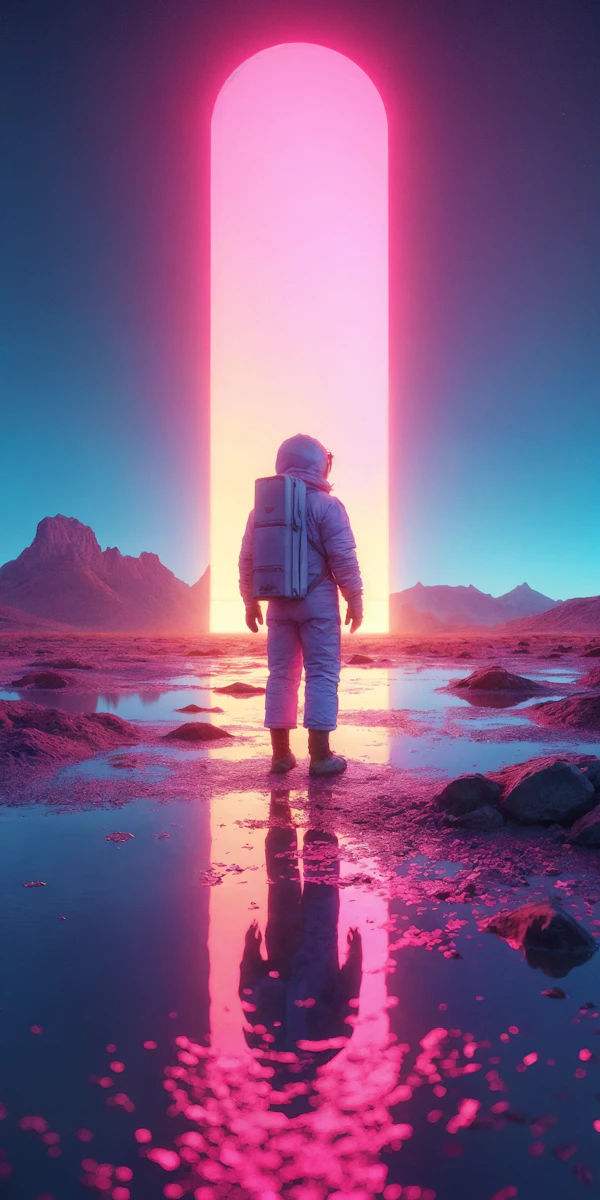 Astronaut and Portal